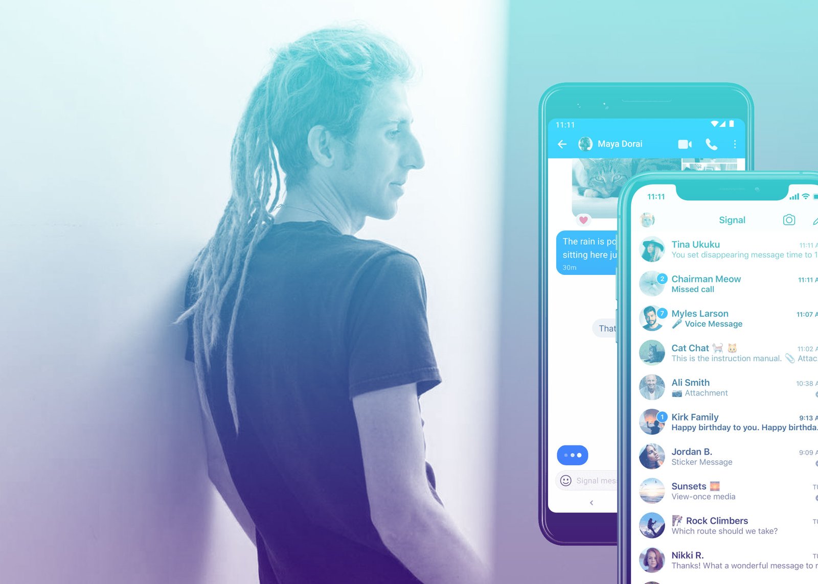 Moxie Marlinspike of Signal Foundation and the Signal app