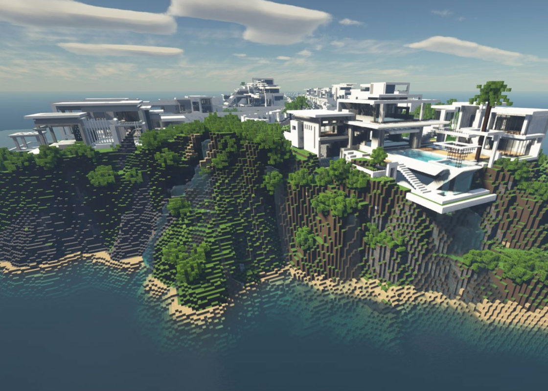 A luxury villa from a16z's metaverse project White Sands